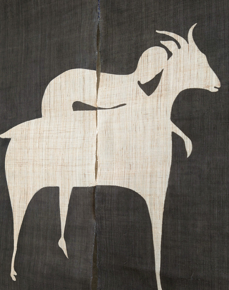 望月通陽　 型絵染め布作品 望月通陽 型絵染め布作品 望月通陽 型絵染め布作品