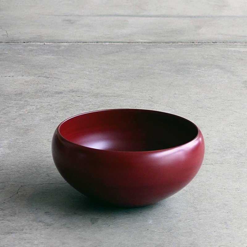 赤木明登「能登鉢5寸」赤 - SHOP（オンラインショップ） | アップル